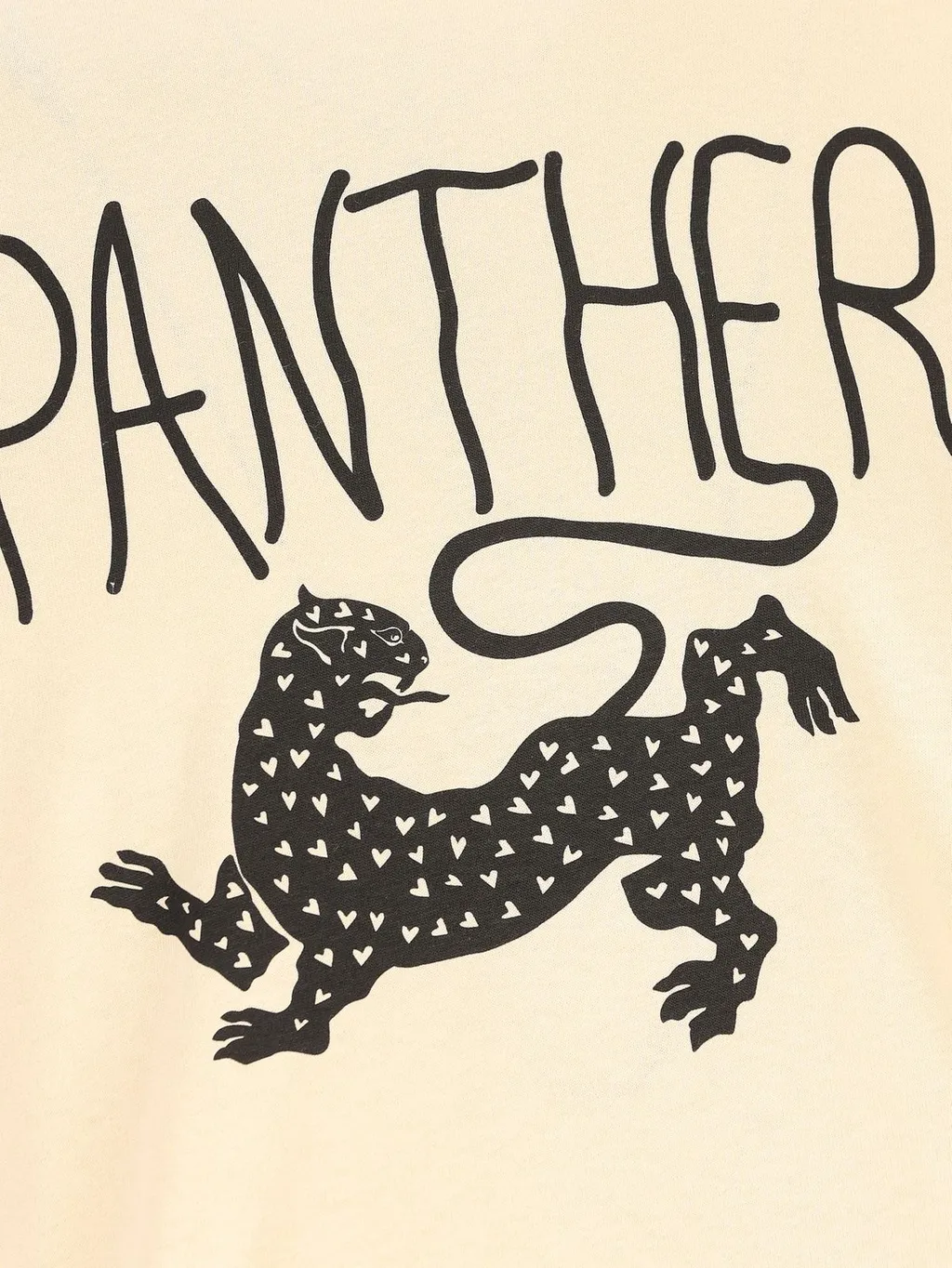 Panther Printed Crewneck T-Shirt