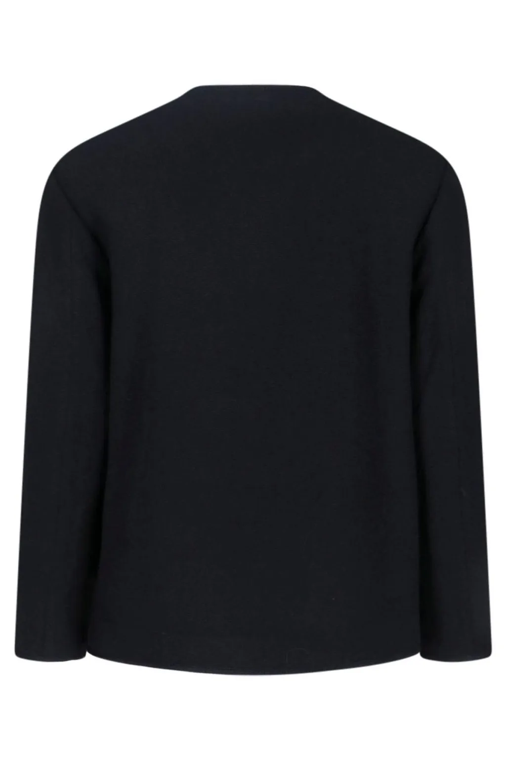 Button-Up Crewneck Jacket