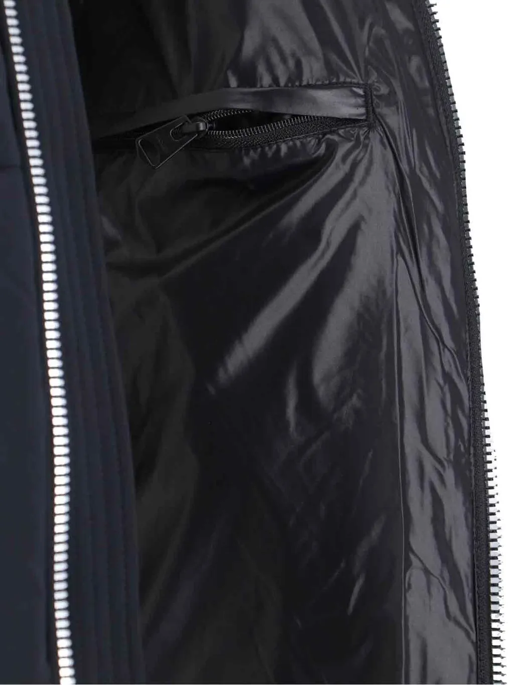 Zip-Up Drawstring Down Jacket
