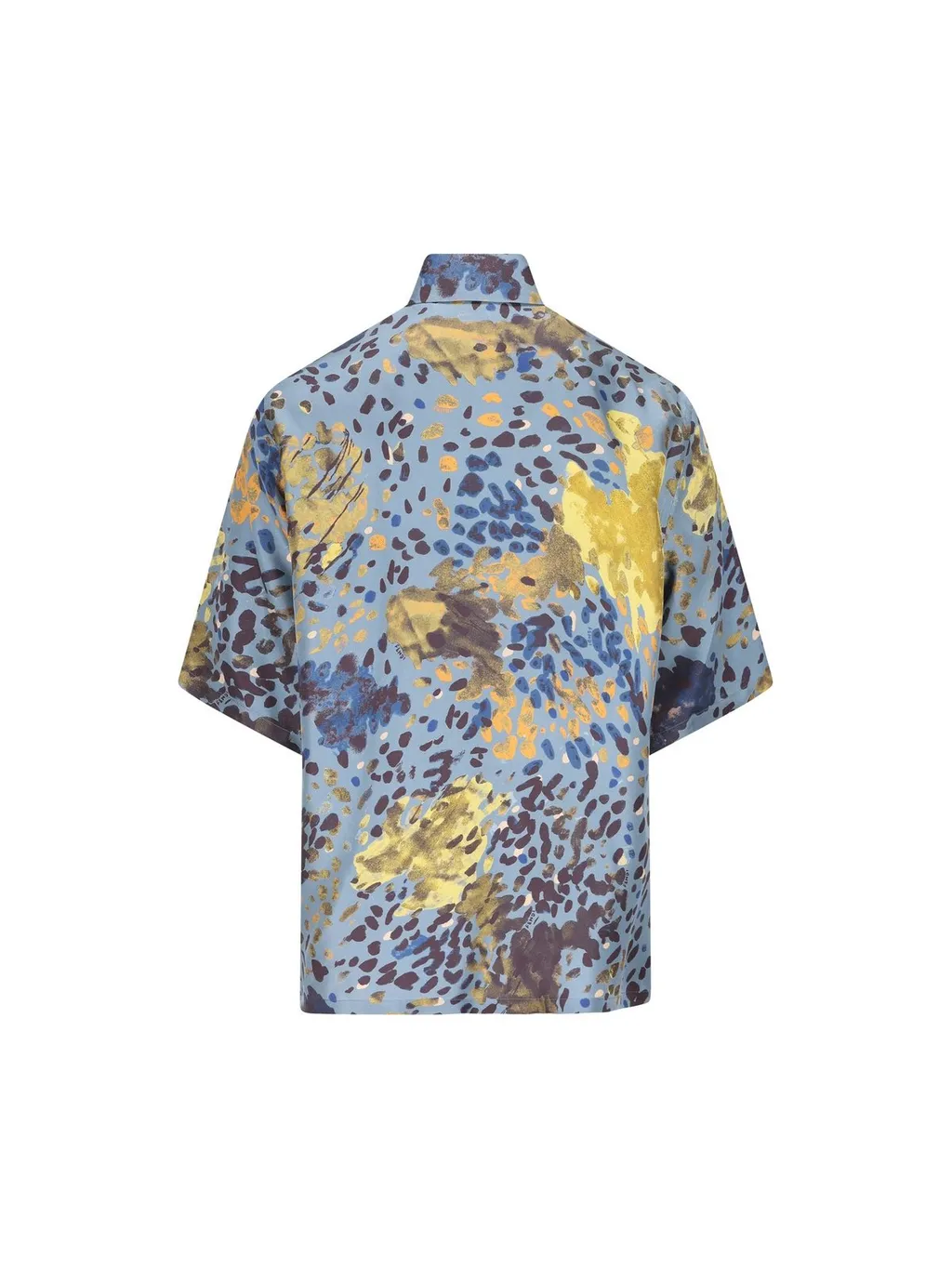 Allover Falena Printed Short Sleeved Shirt