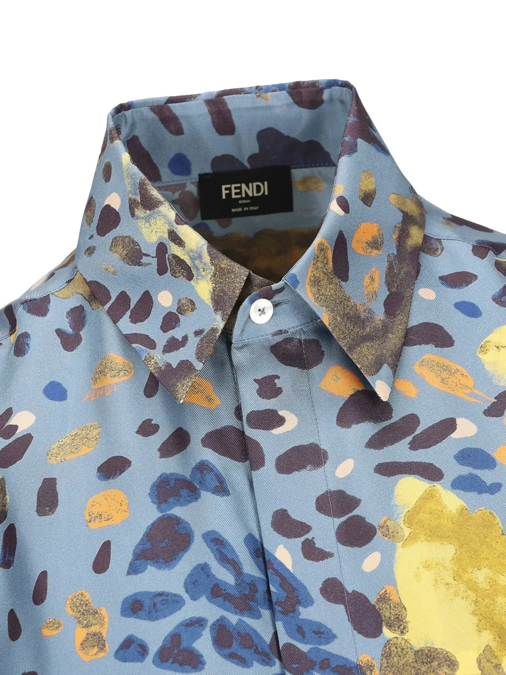 Allover Falena Printed Short Sleeved Shirt