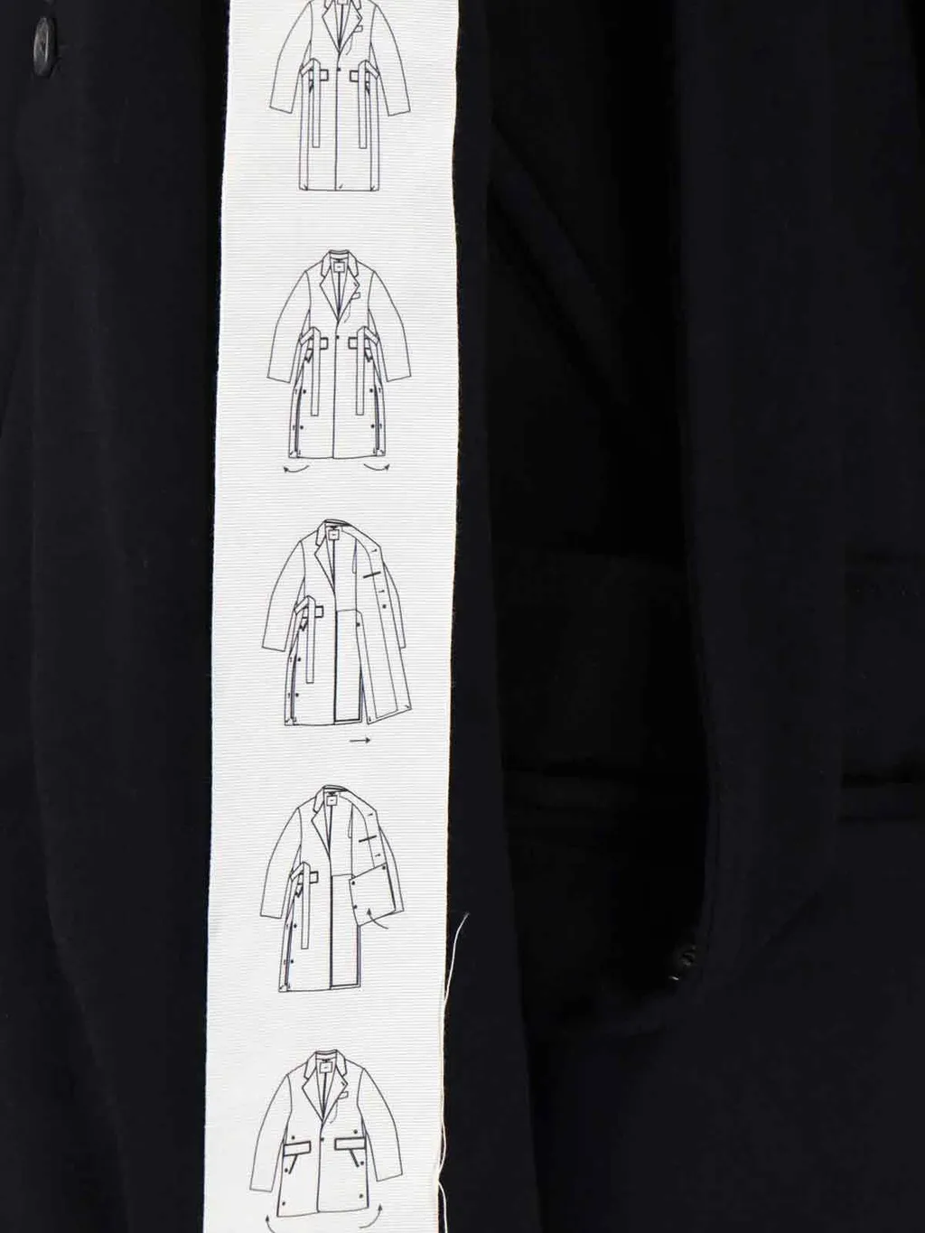 Long-Sleeved Single-Breasted Coat