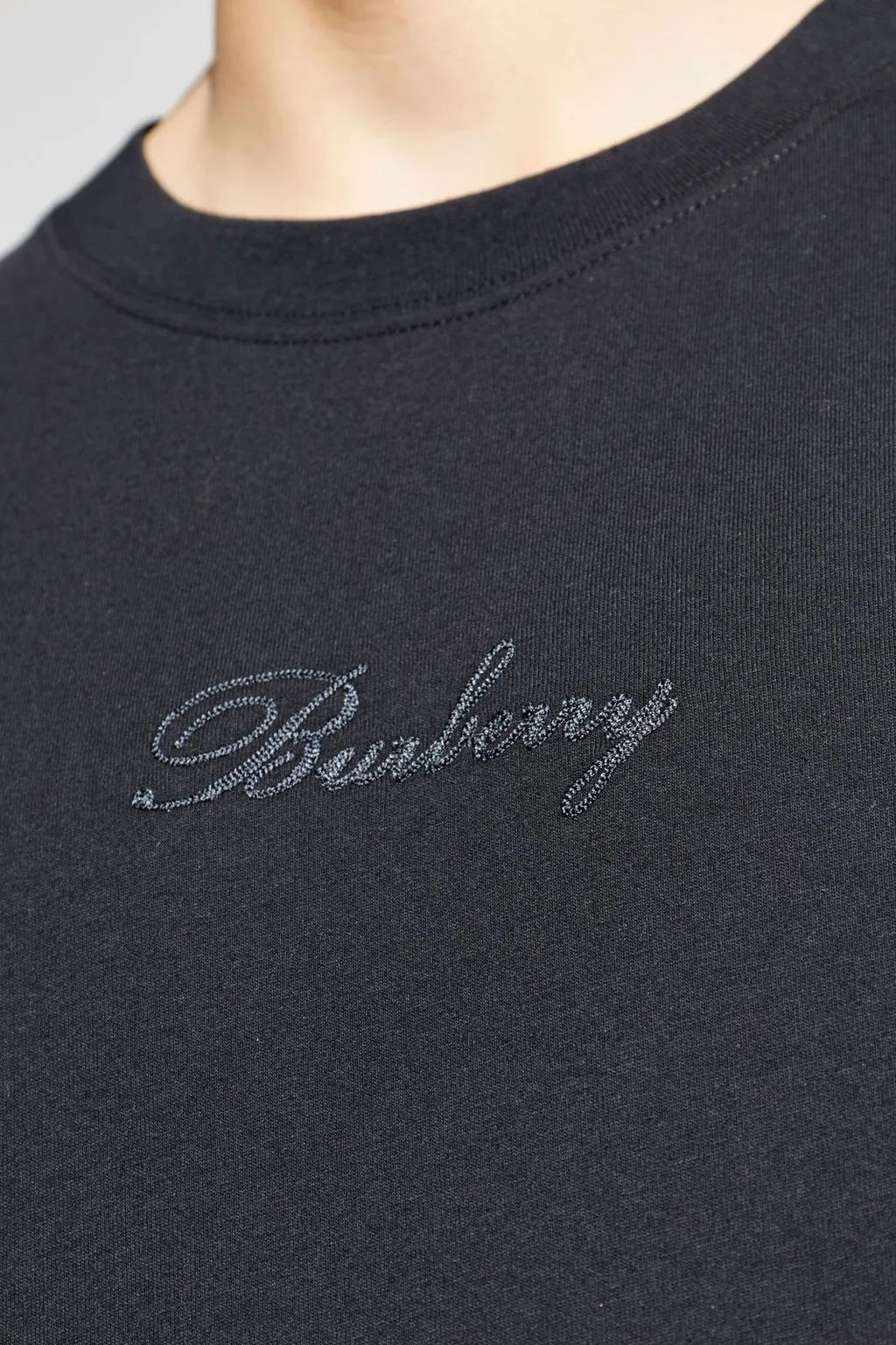 Logo Embroidered Crewneck T-Shirt