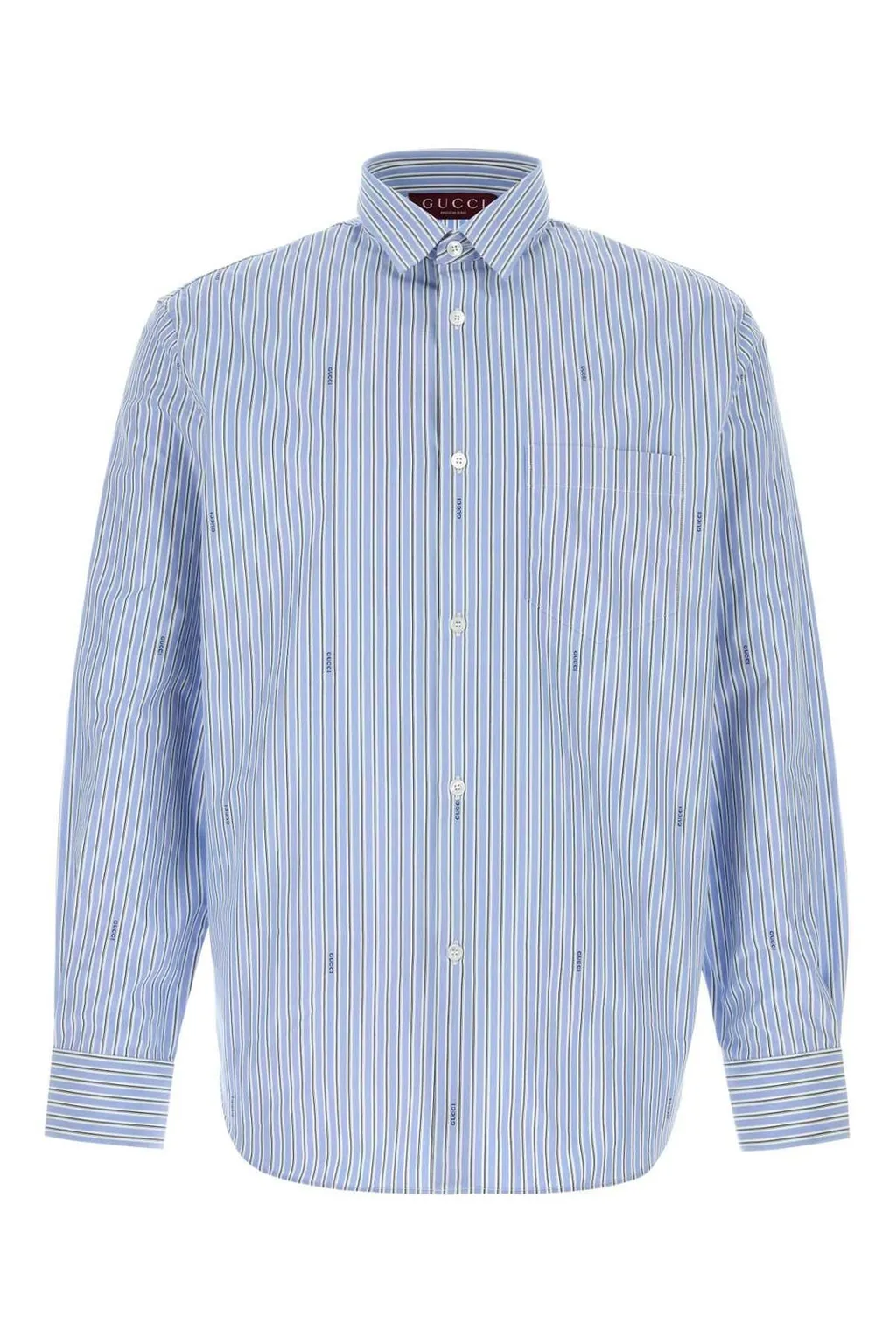 Striped Poplin Shirt
