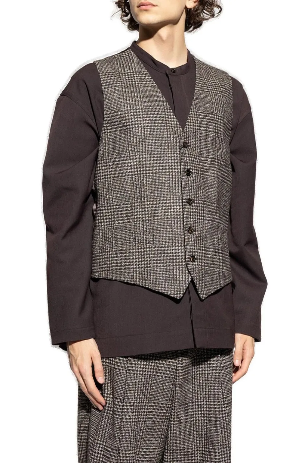 Glen Plaid Vest