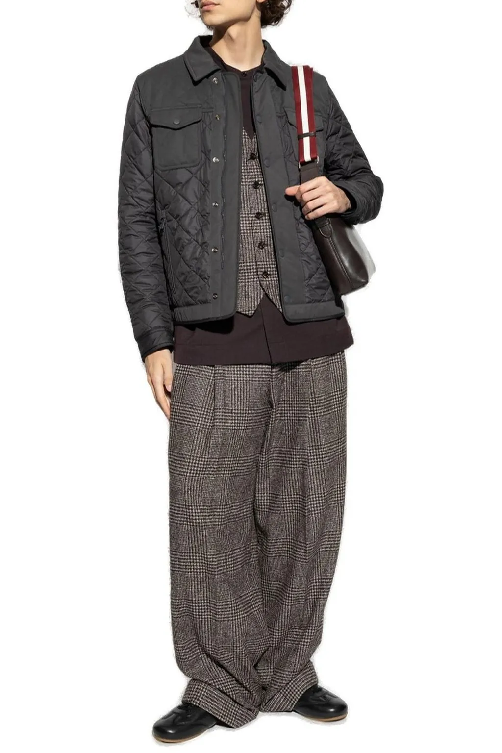 Glen Plaid Vest