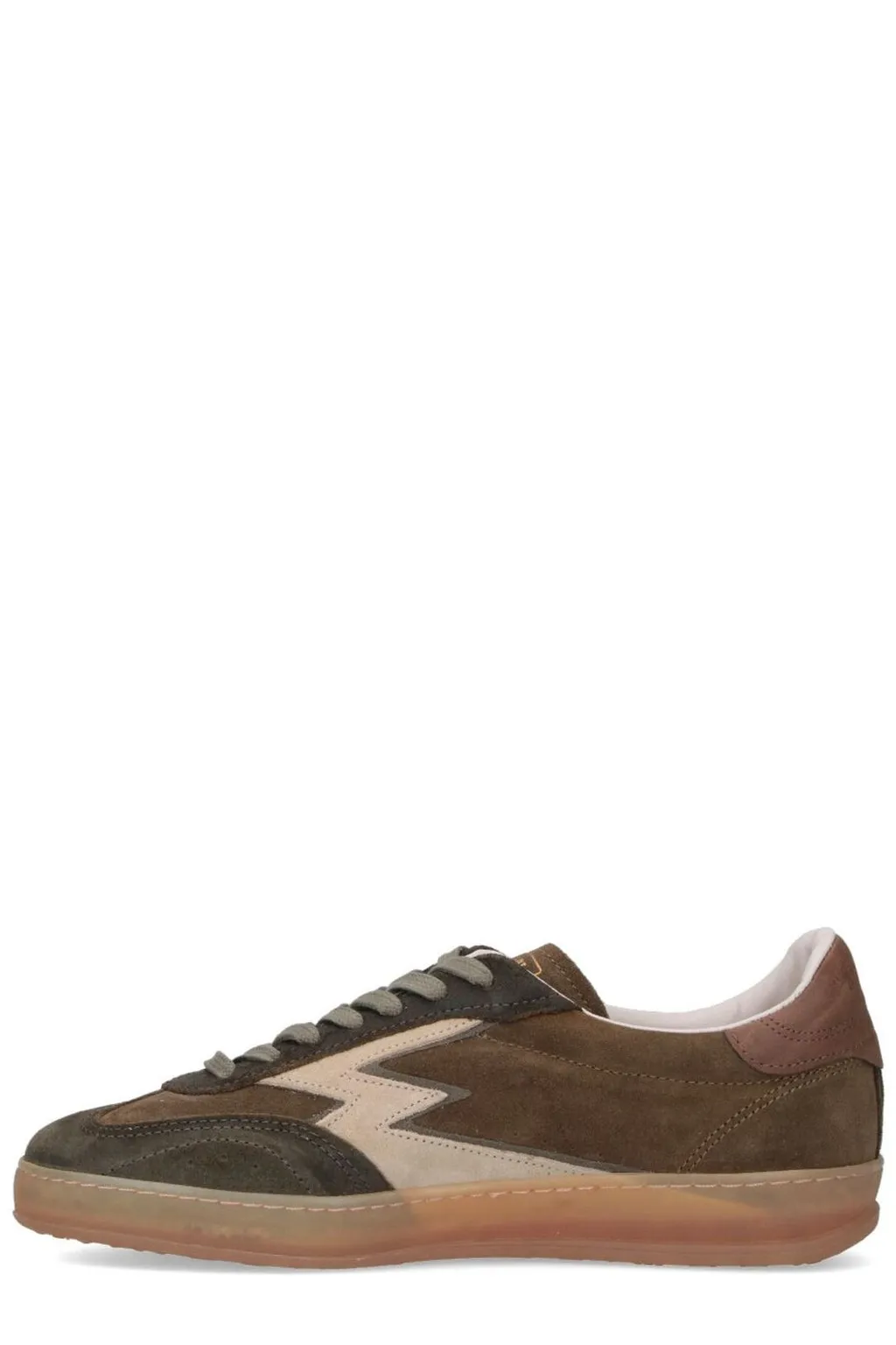 Lightning-Bolt Lace-Up Sneakers
