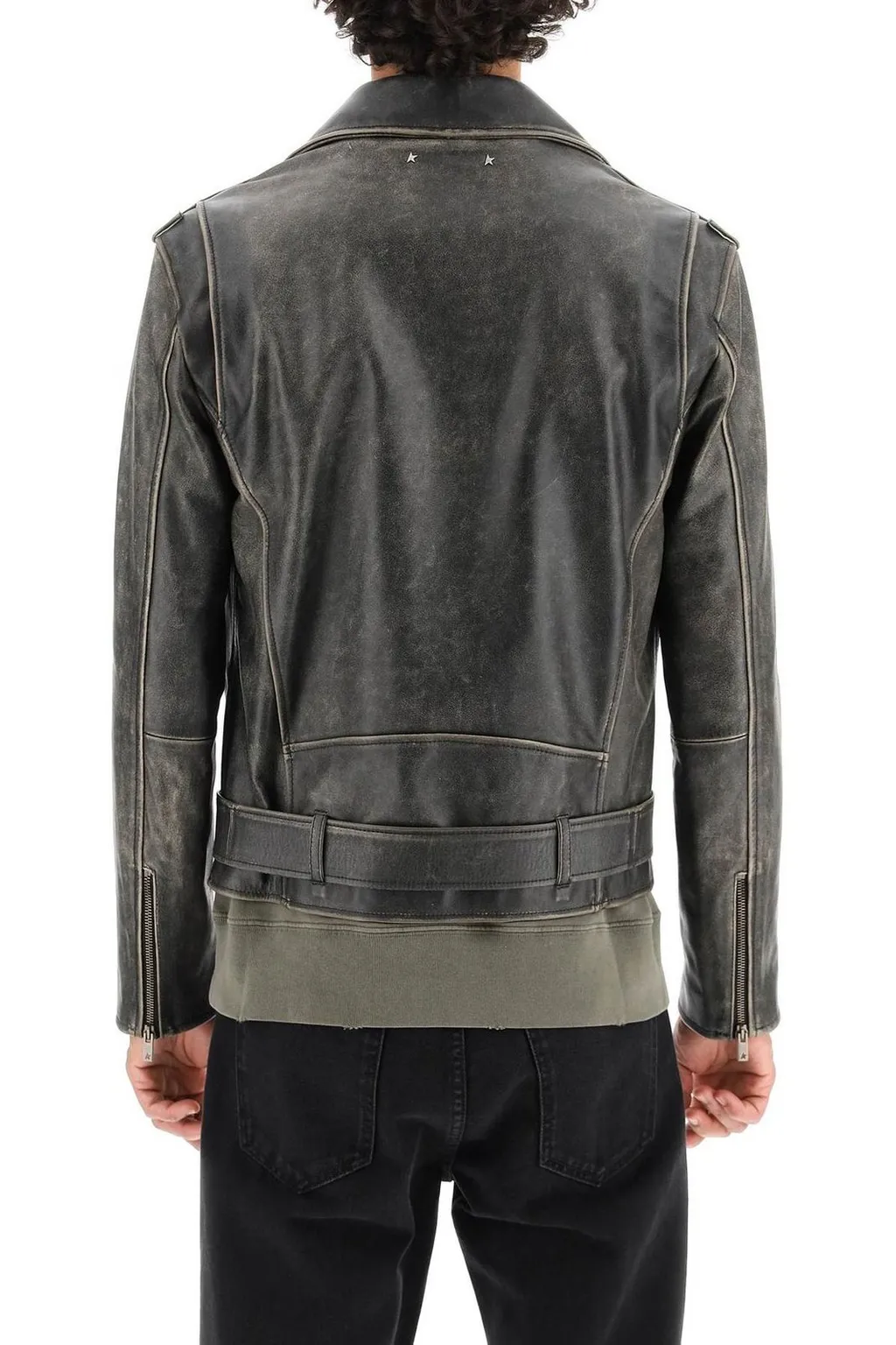 Zipped Biker Jacket