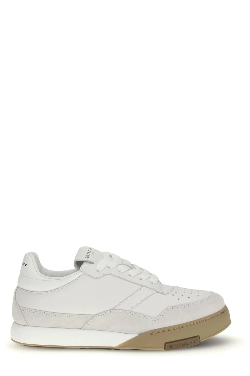 Round-Toe Low-Top Sneakers
