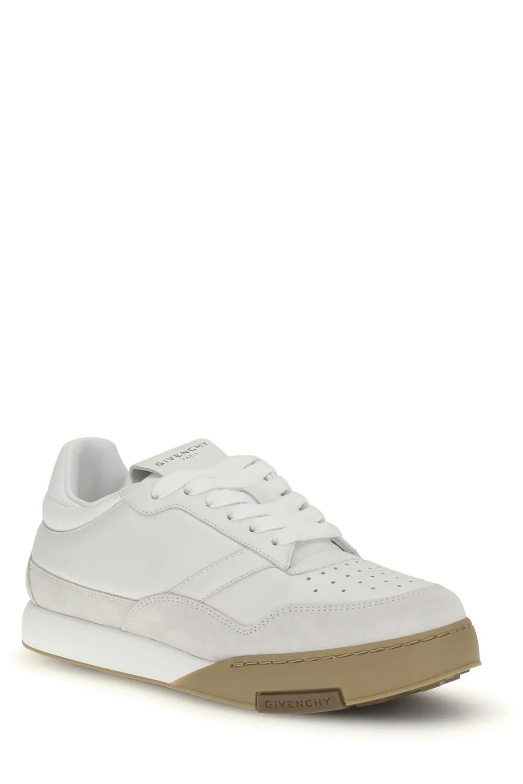 Round-Toe Low-Top Sneakers