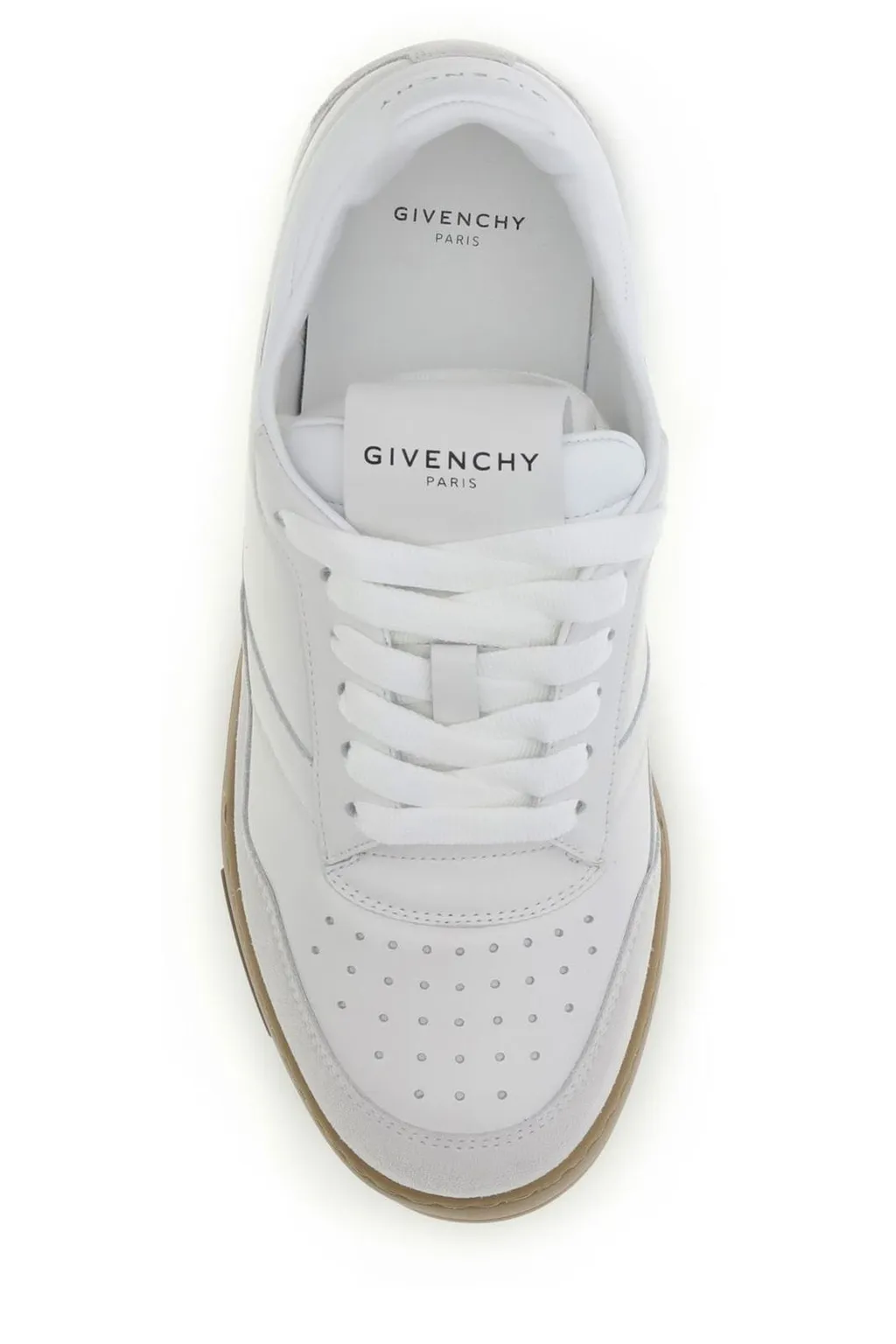 Round-Toe Low-Top Sneakers