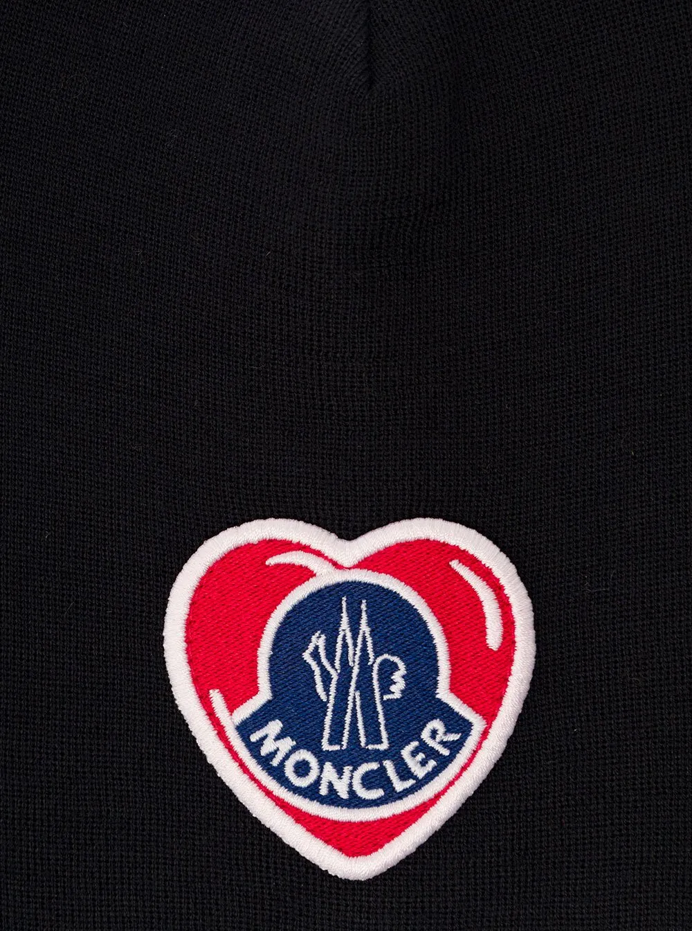 Heart Shaped Logo Patch Beanie