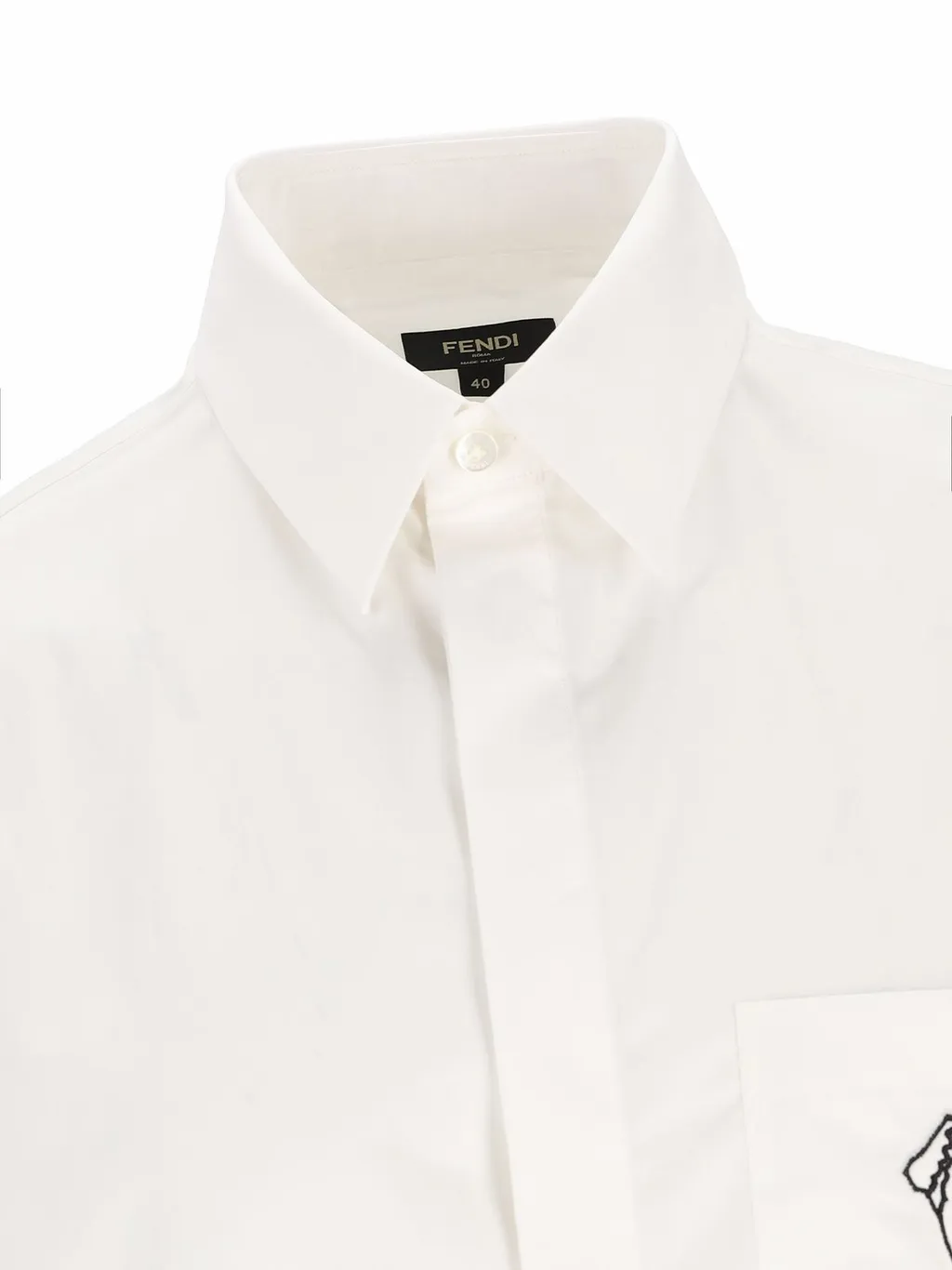 Logo Embroidered Short Sleeved Shirt
