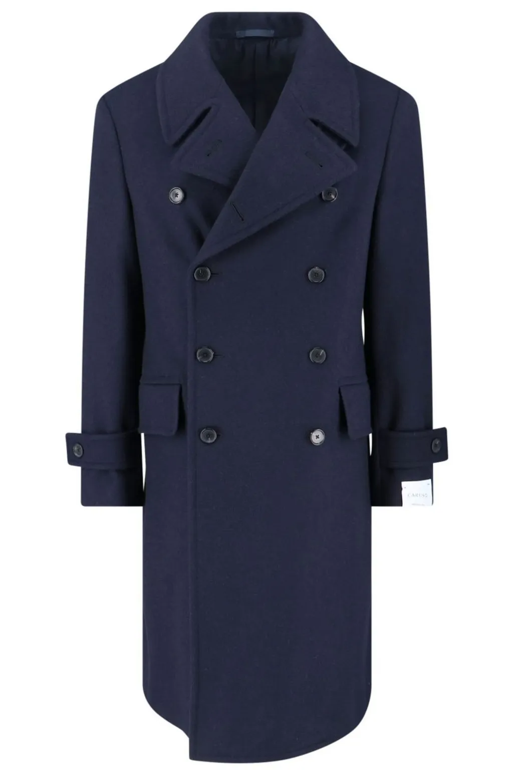 Double-Breasted Long Sleeved Coat