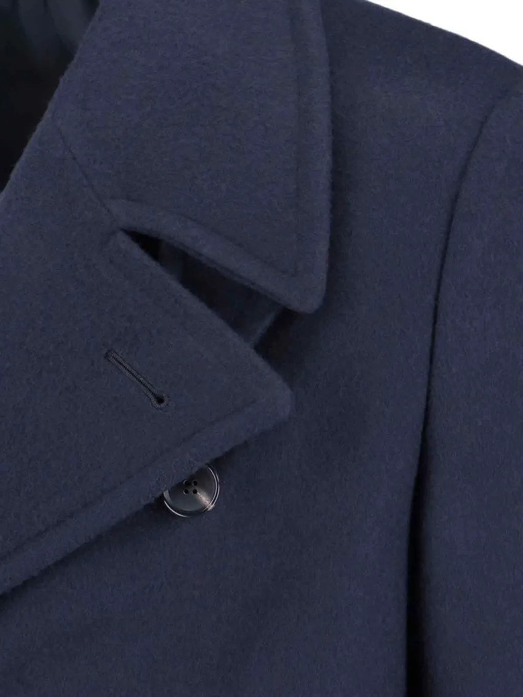 Double-Breasted Long Sleeved Coat