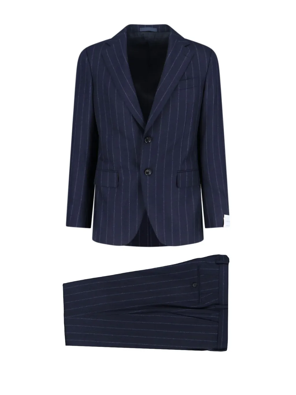 Pinstriped Long Sleeved Suit