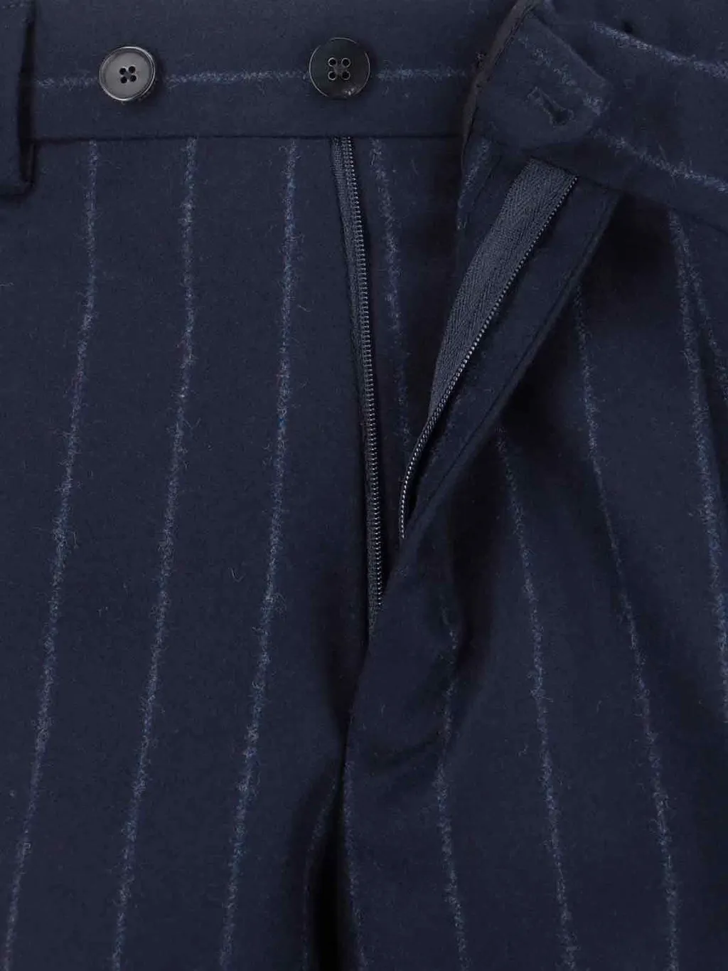 Pinstriped Long Sleeved Suit