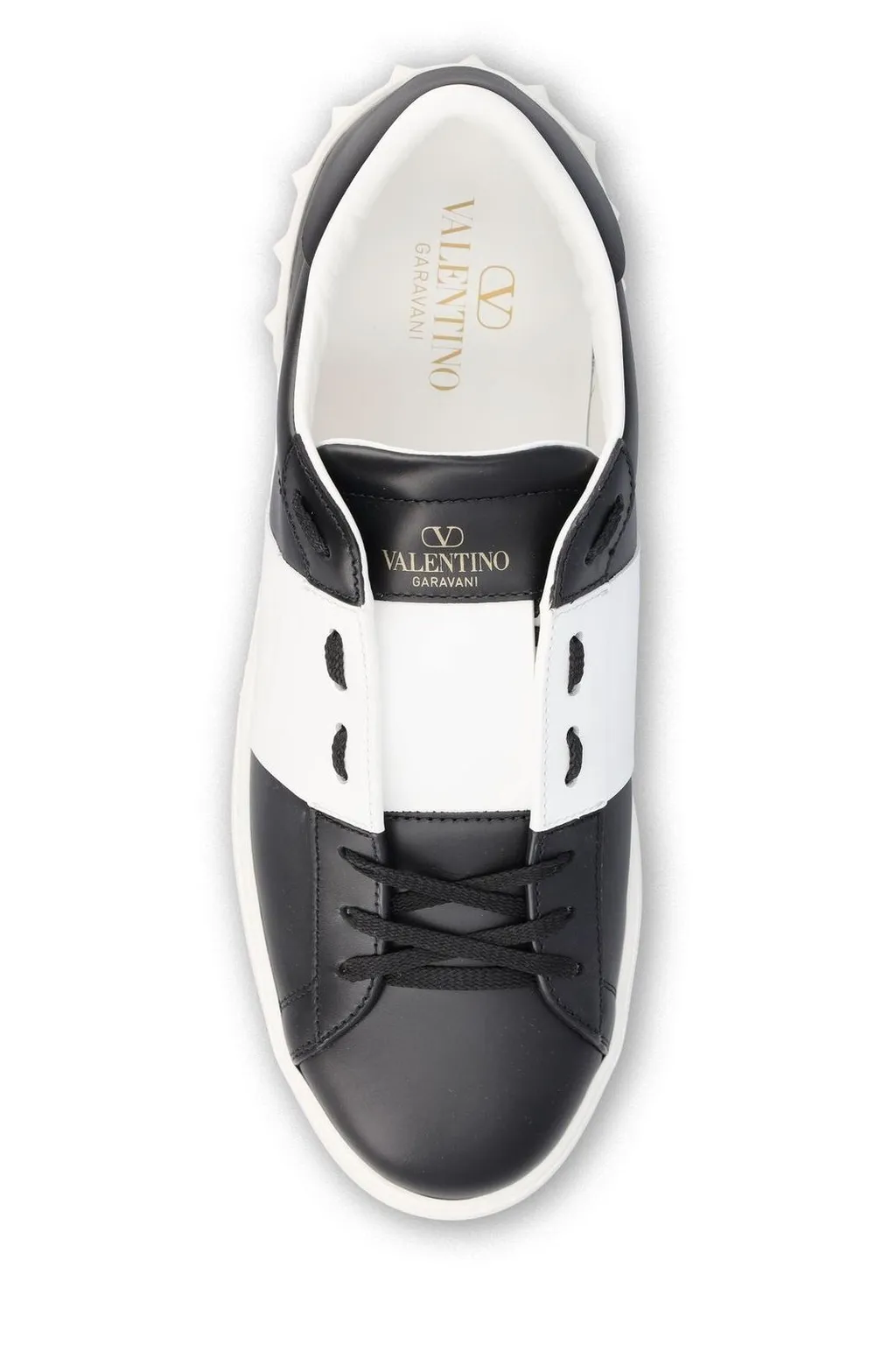 Open Lace-Up Sneakers