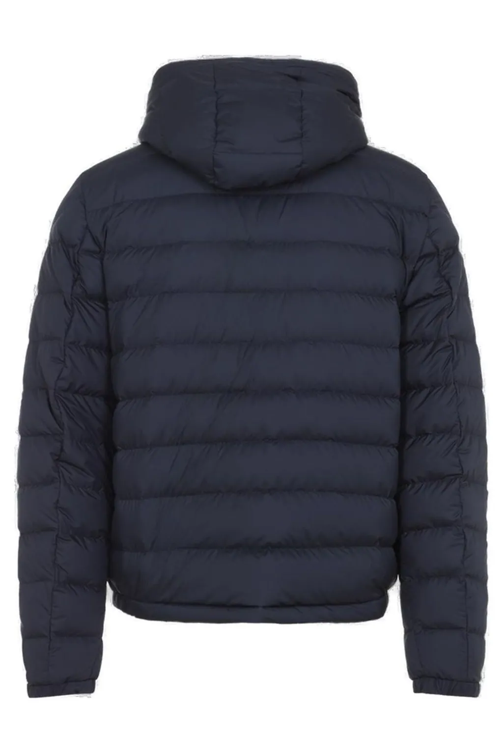 Logo Patch Zip-Up Hooded Jacket