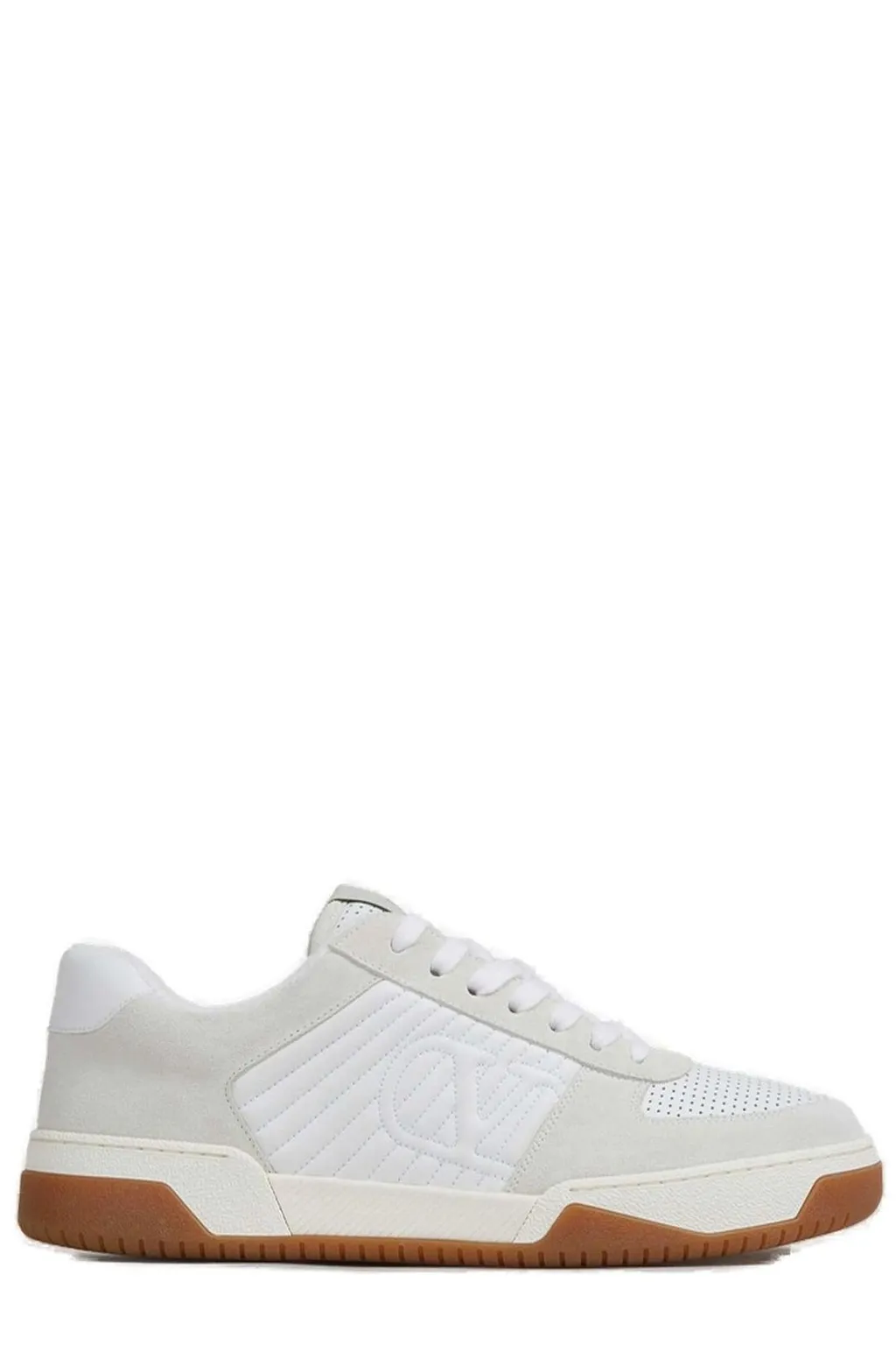 Vlogo Signature Round Toe Lace-Up Sneakers