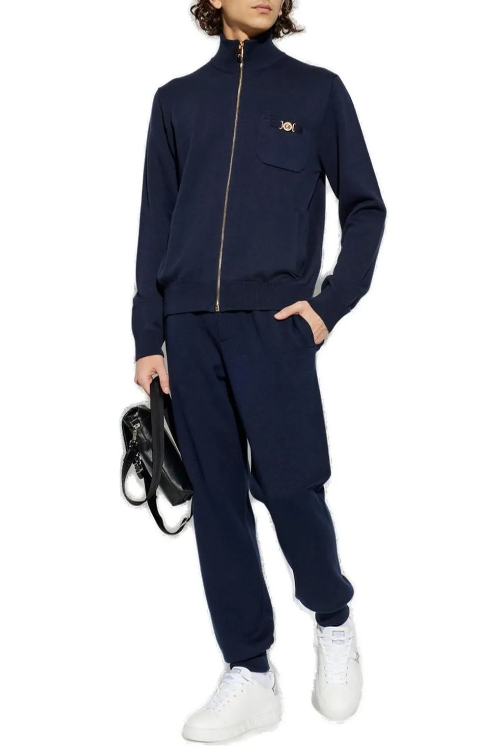 Medusa Zipped Cardigan
