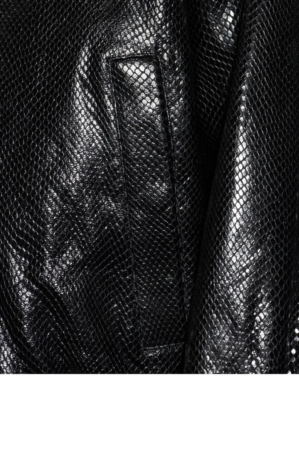Zip-Up Leather Jacket