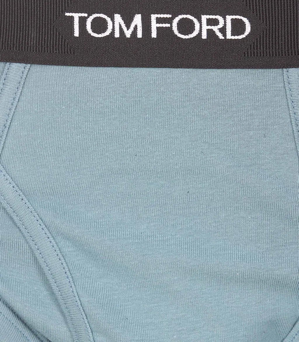 Logo Waistband Stretched Briefs