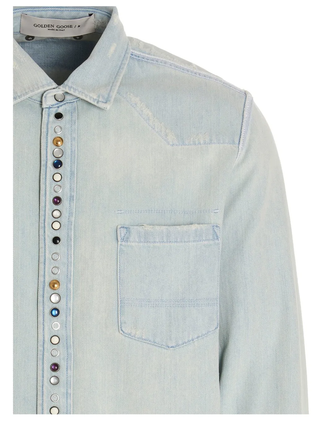 Logo Patch Buttoned Shirt