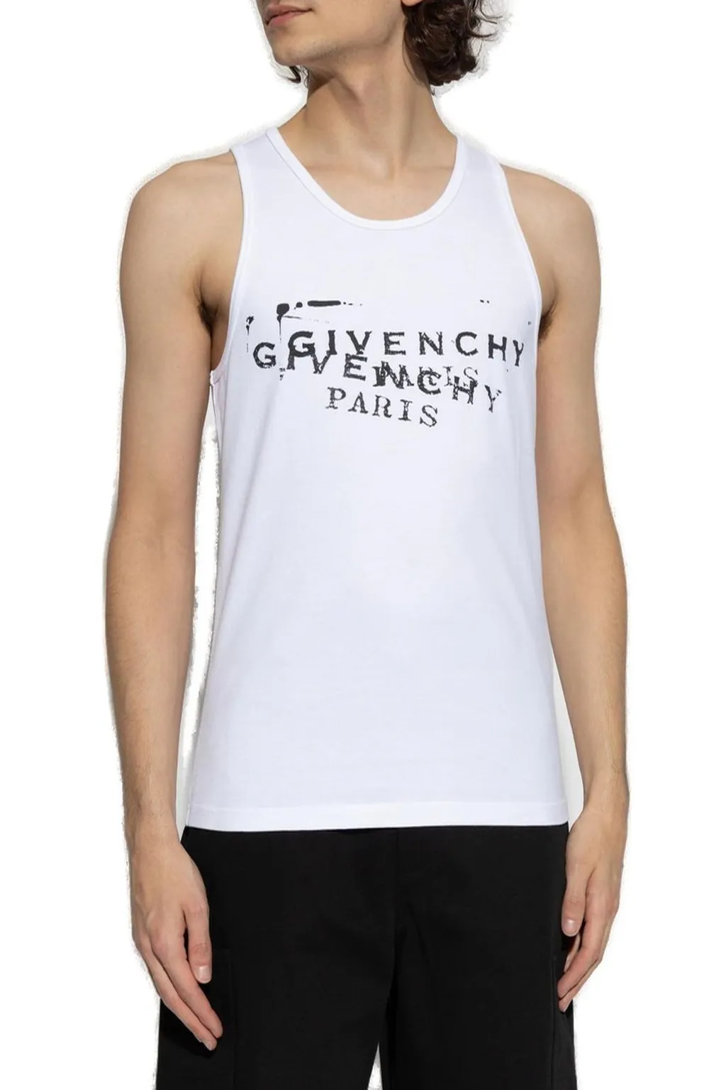 Logo Stamp Printed Tank Top