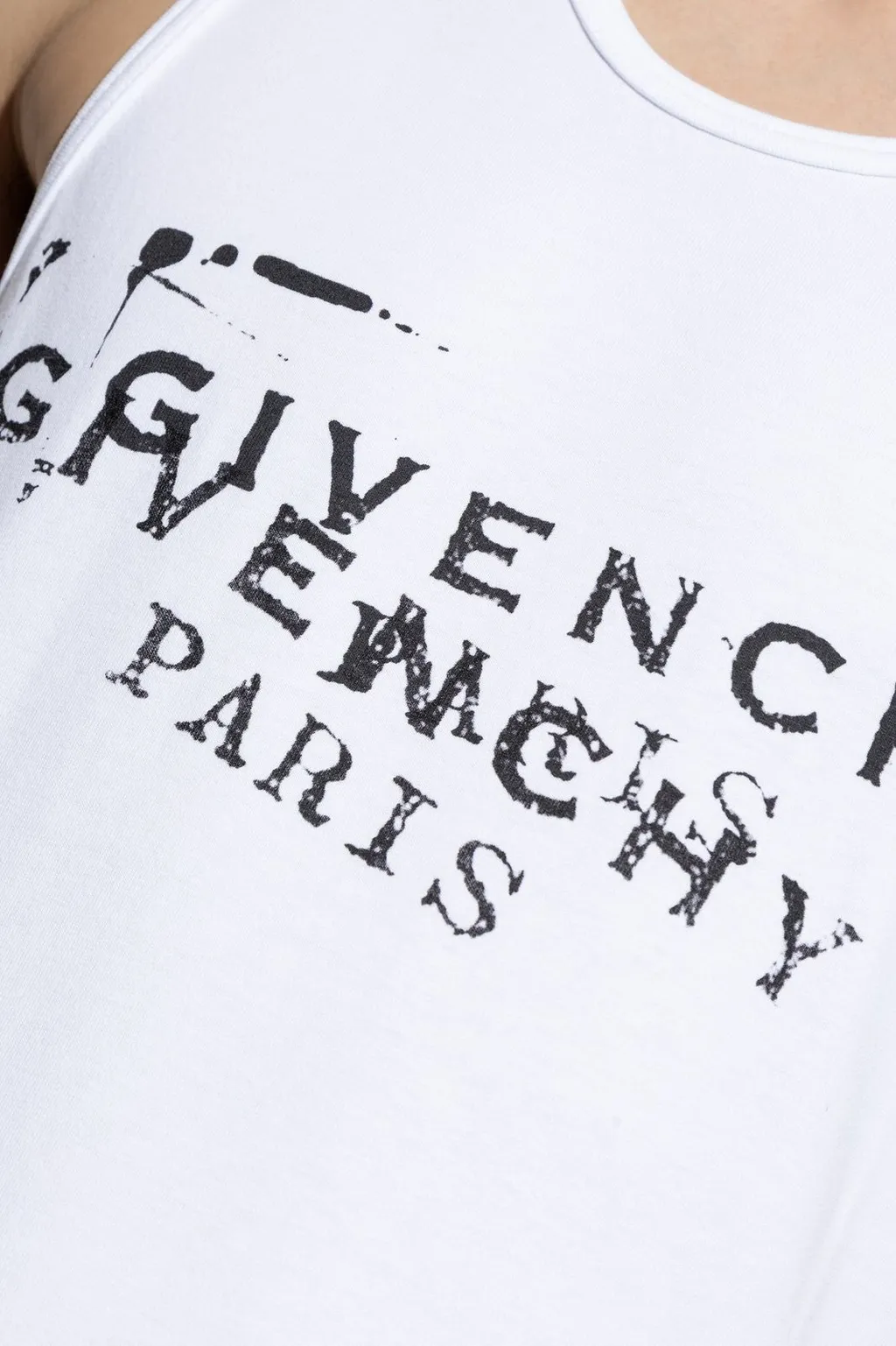 Logo Stamp Printed Tank Top