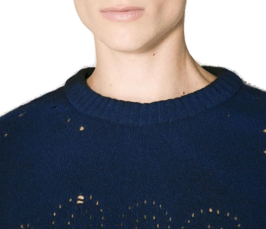 Lazer Selfie Distressed Jumper
