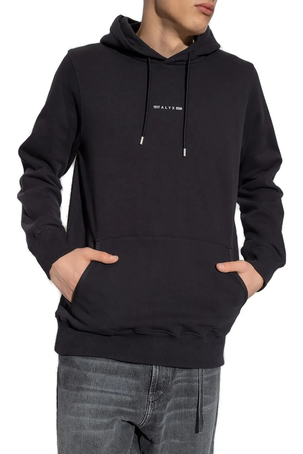 Logo Printed Drawstring Hoodie