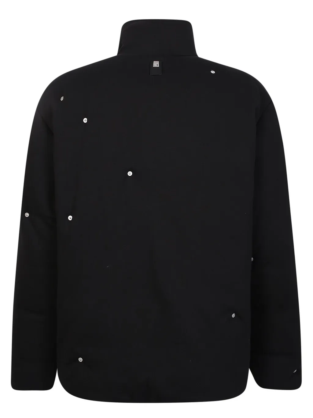 Zip-Up Stud-Detailed Jacket