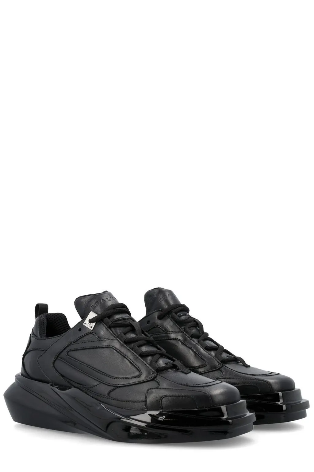 Round Toe Lace-Up Sneakers