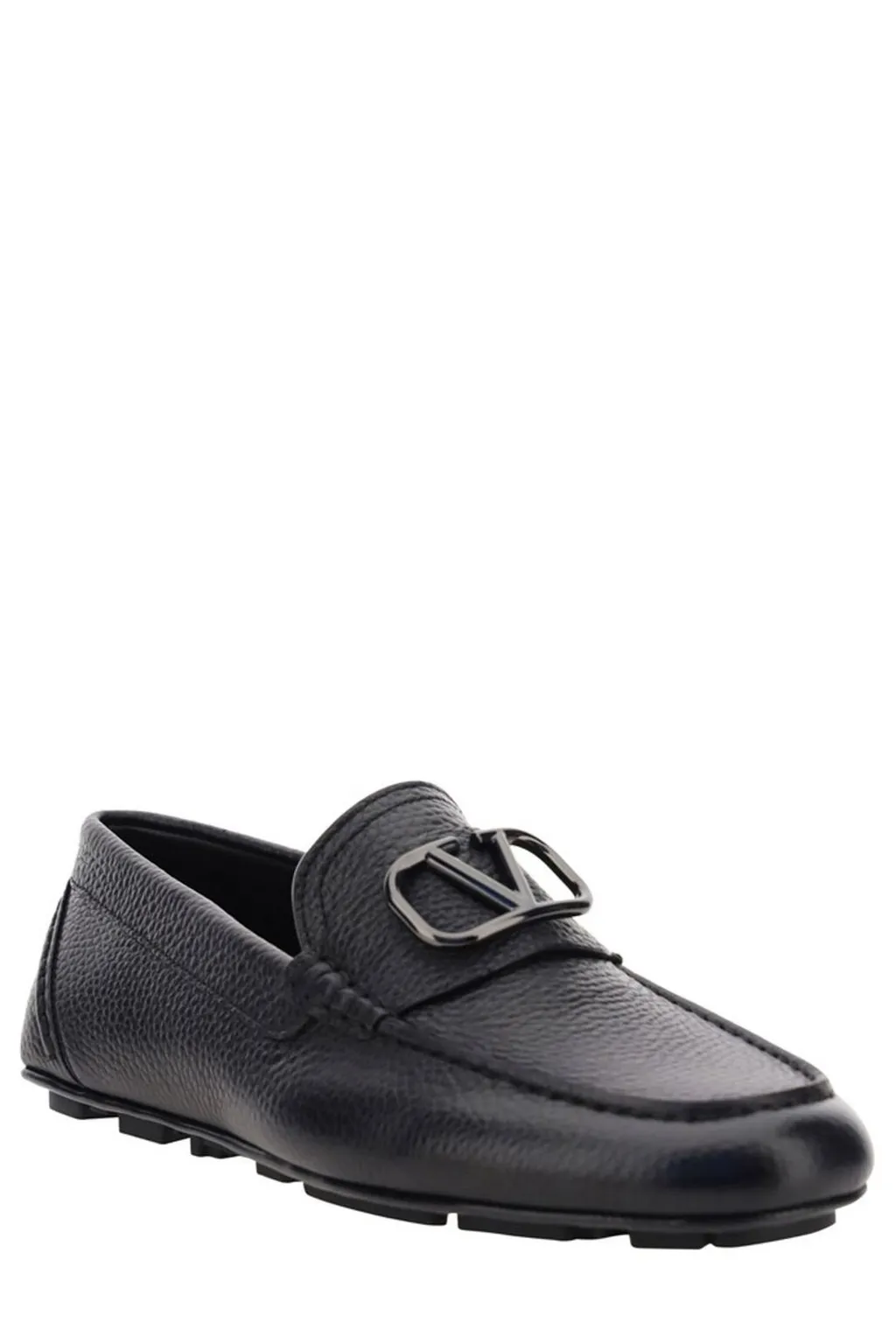 Vlogo Plaque Slip-On Loafers