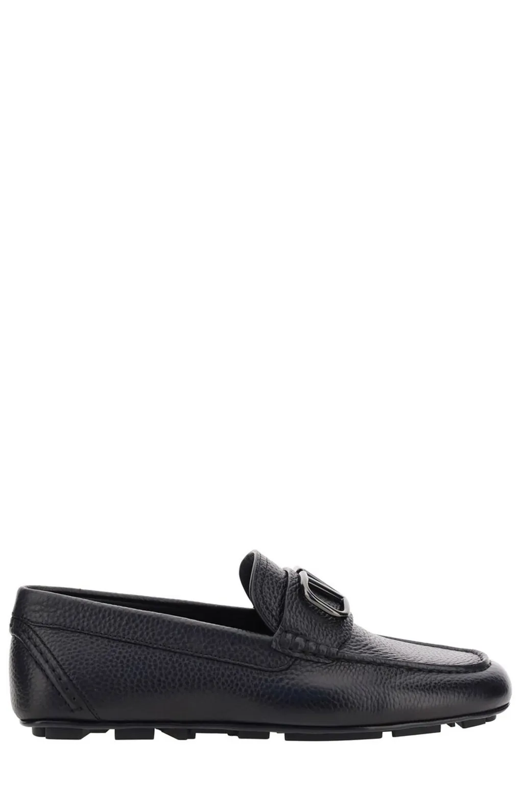 Vlogo Plaque Slip-On Loafers