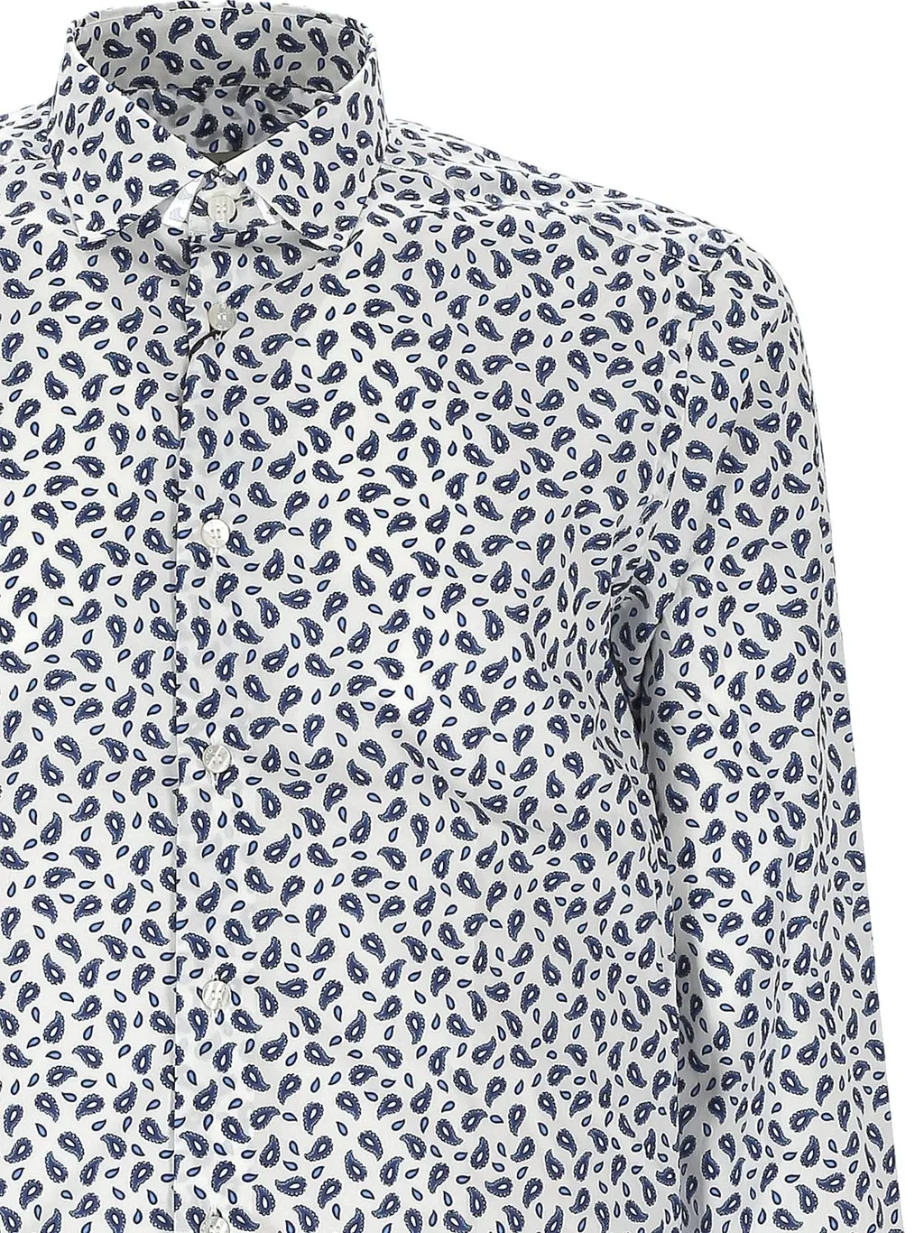 Paisley-Printed Buttoned Shirt