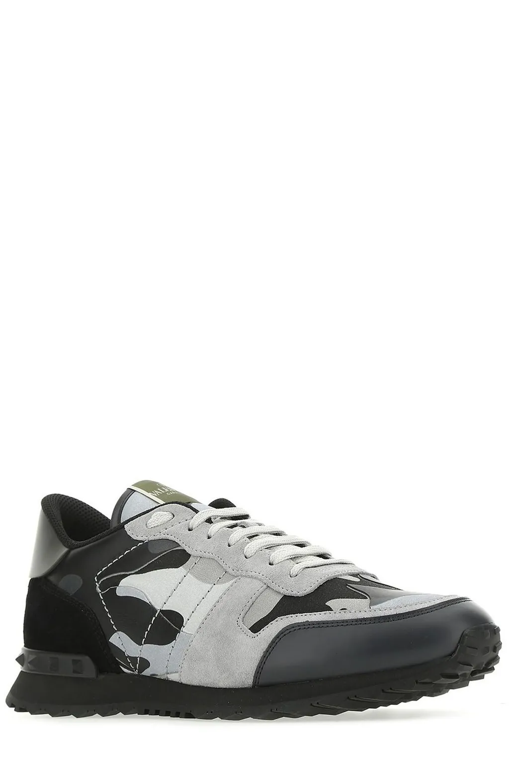 Rockstud Rockrunner Camouflage Lace-Up Sneakers
