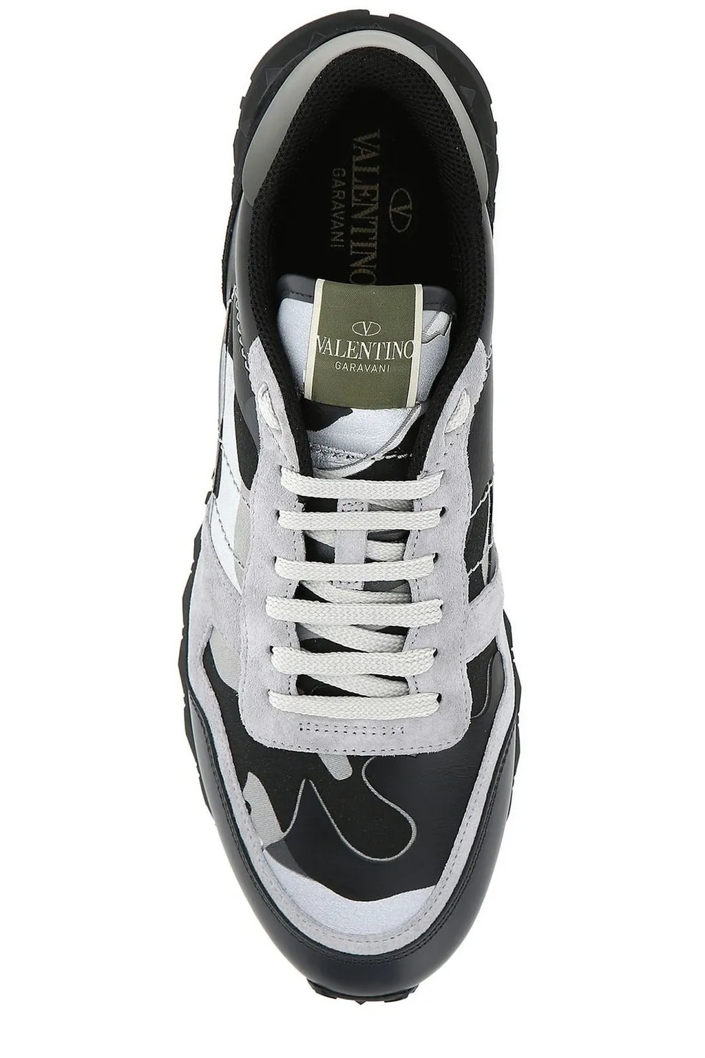 Rockstud Rockrunner Camouflage Lace-Up Sneakers