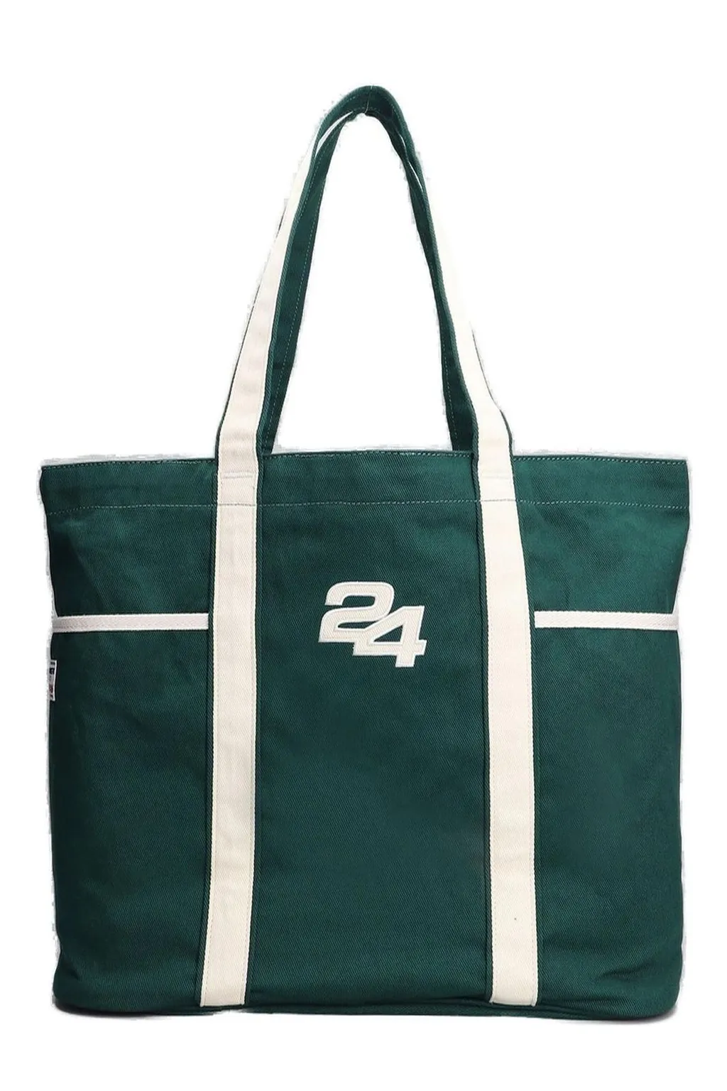 Logo Patch Top Handle Bag