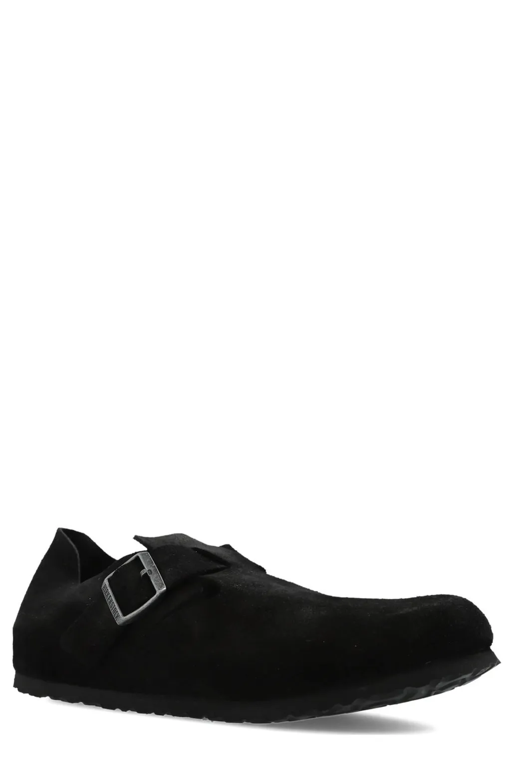 London Bs Buckle Detailed Flat Shoes