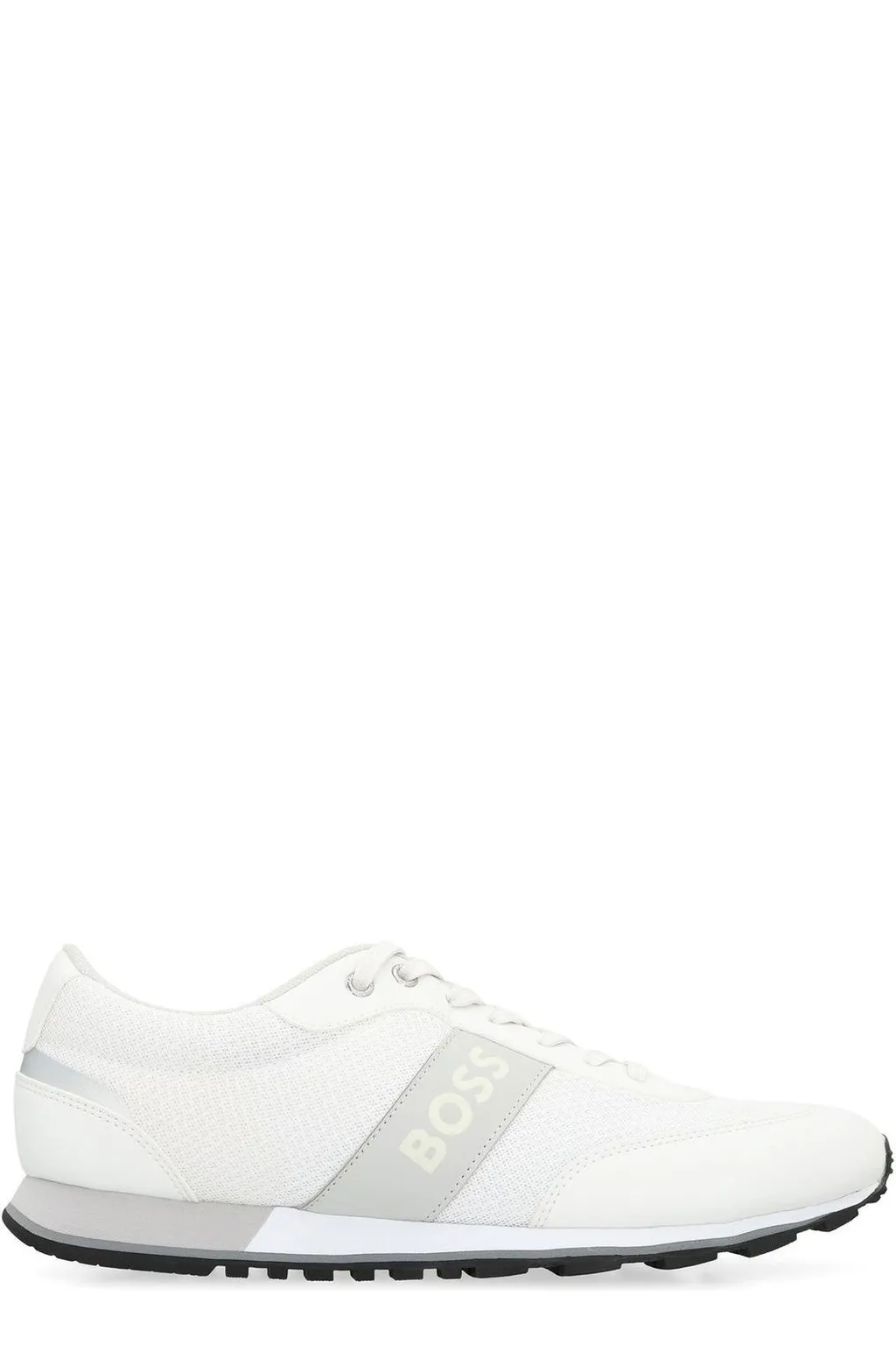 Logo Printed Panelled Sneakers