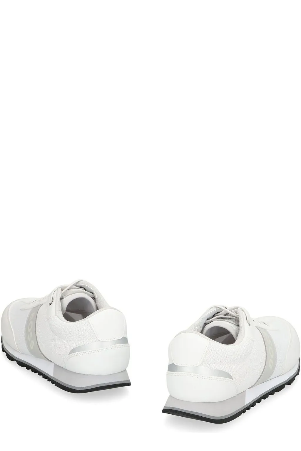 Logo Printed Panelled Sneakers