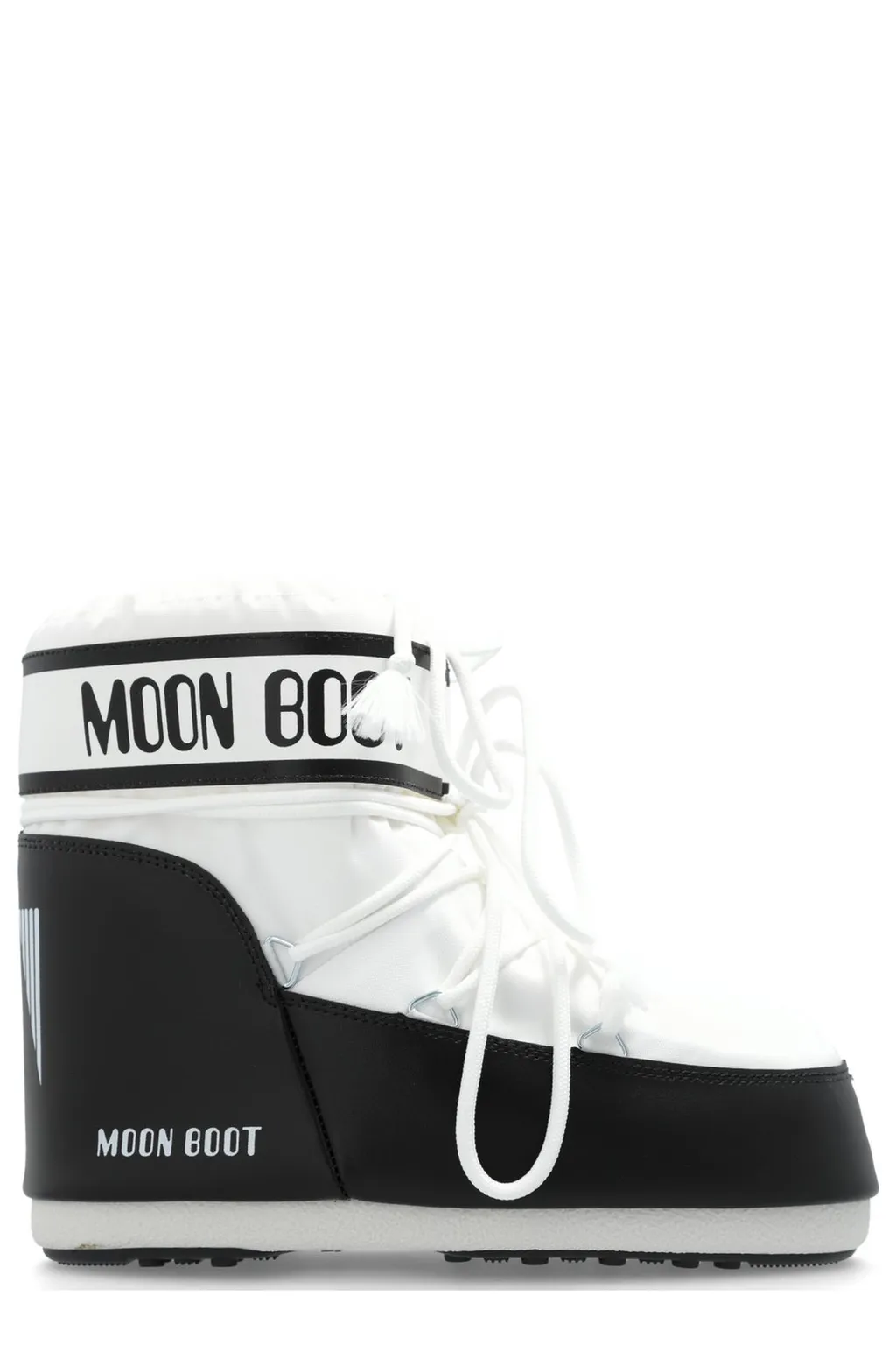 Icon Logo Printed Lace-Up Boots