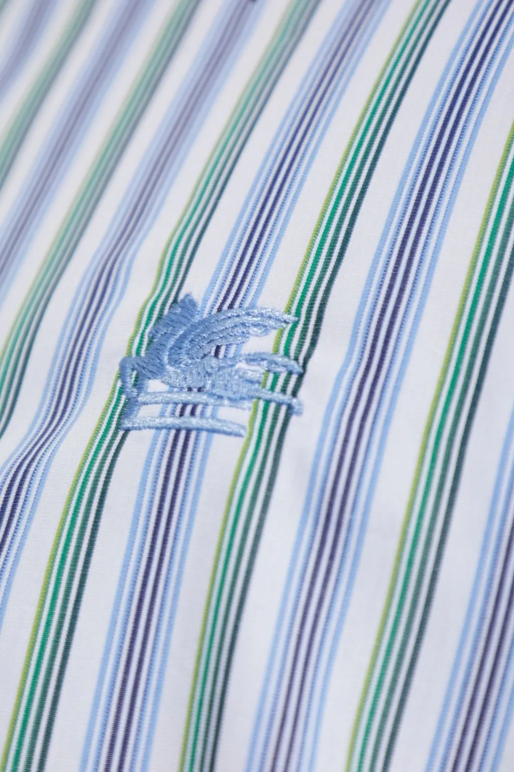 Pegaso Embroidered Striped Shirt