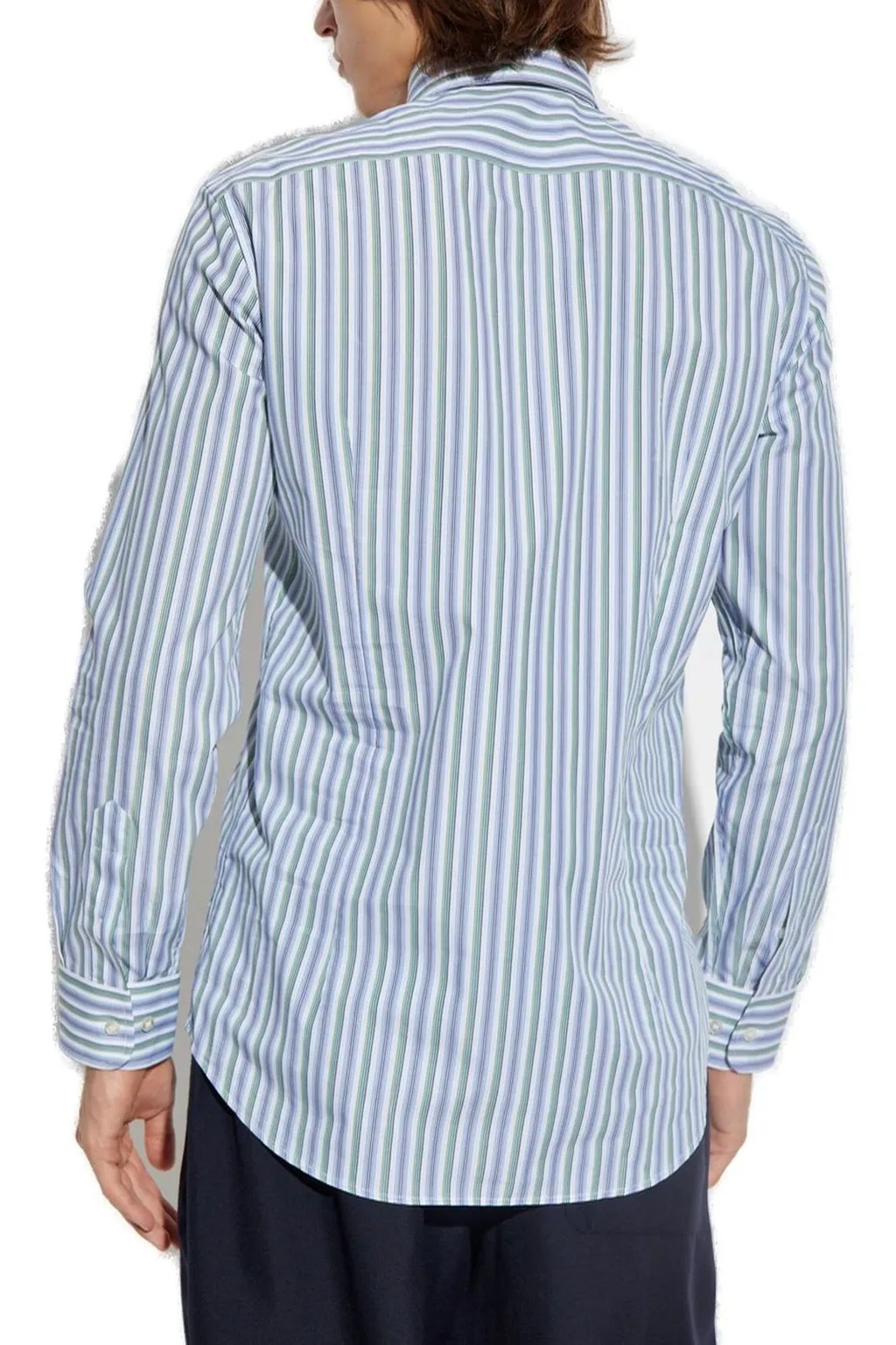 Pegaso Embroidered Striped Shirt