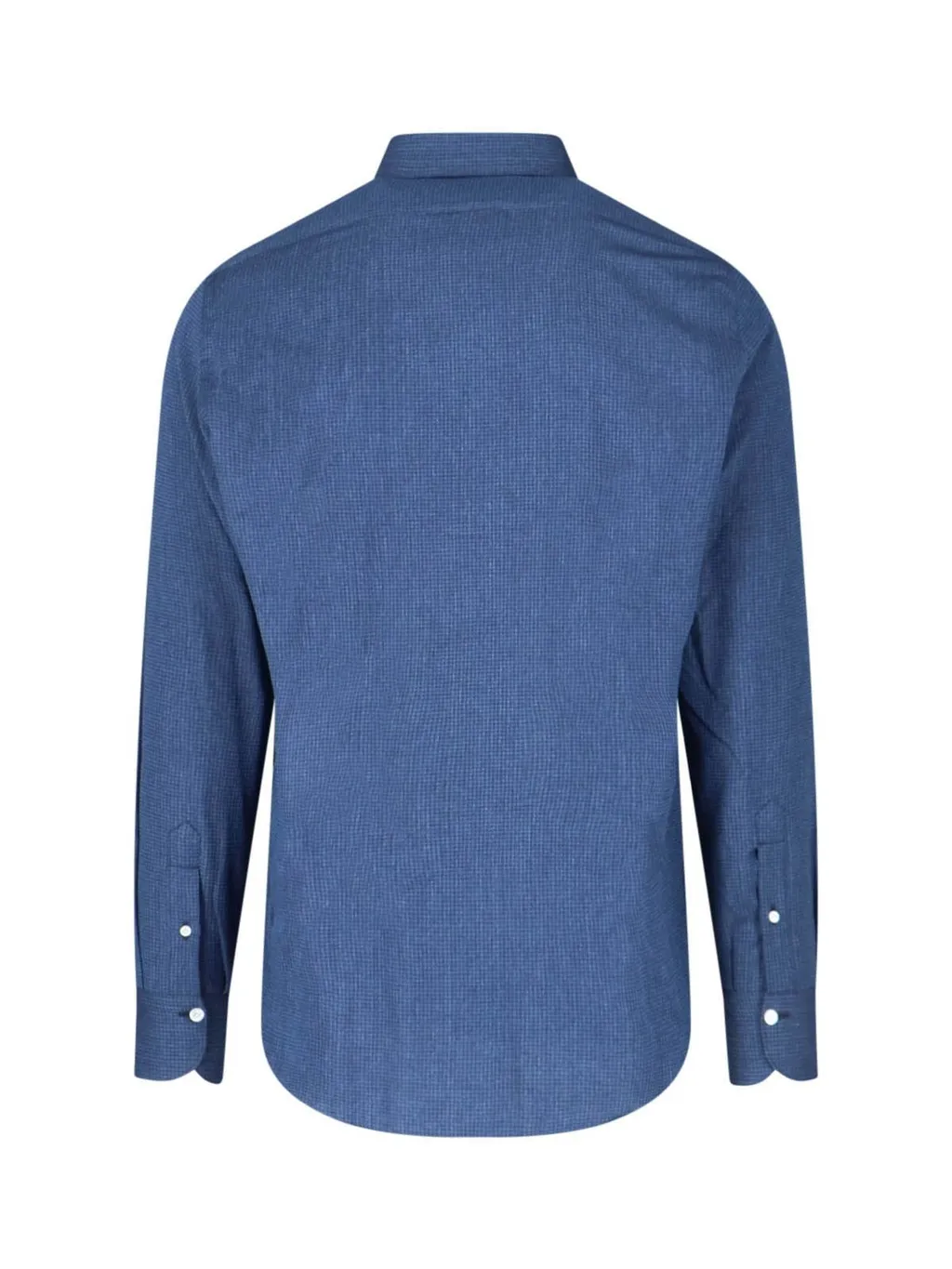 Micro-Check Buttoned Shirt