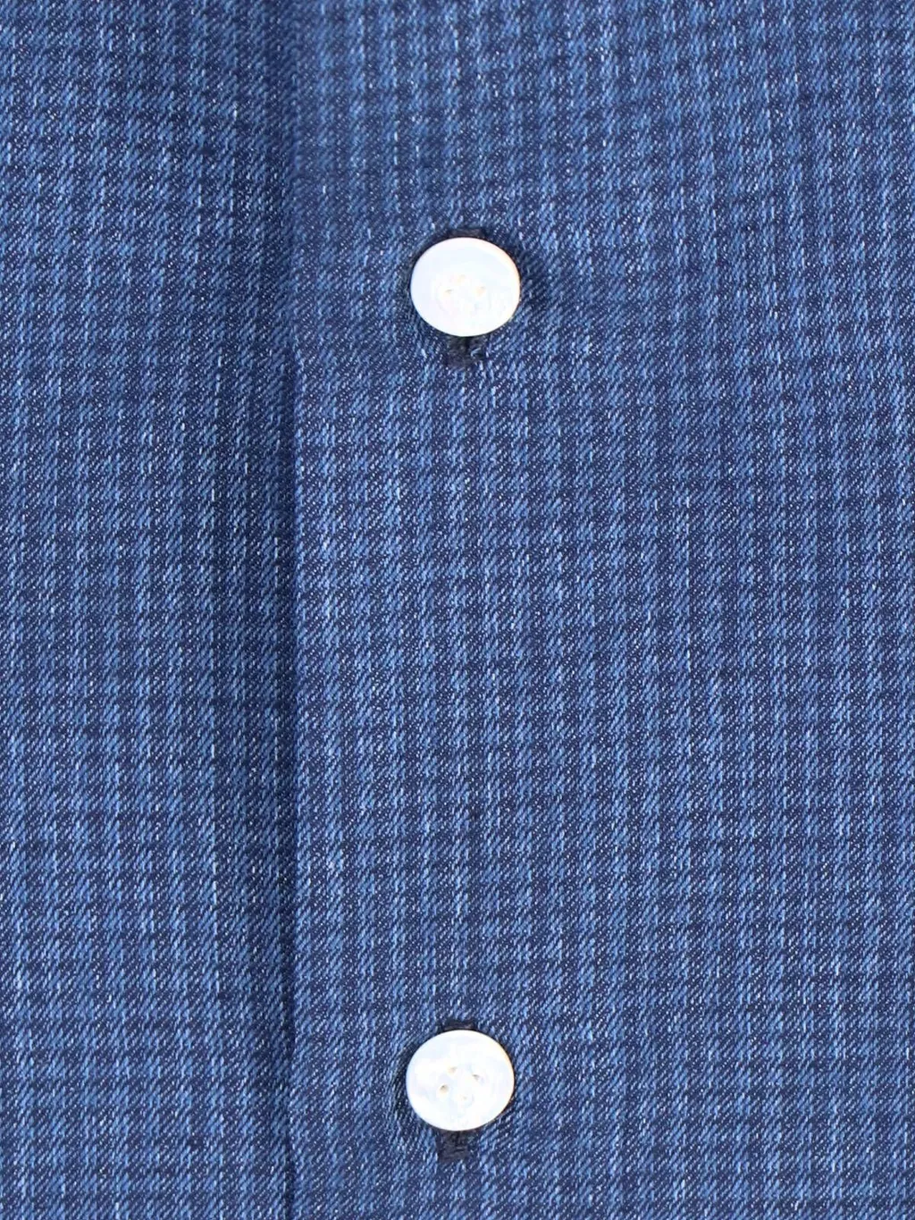 Micro-Check Buttoned Shirt