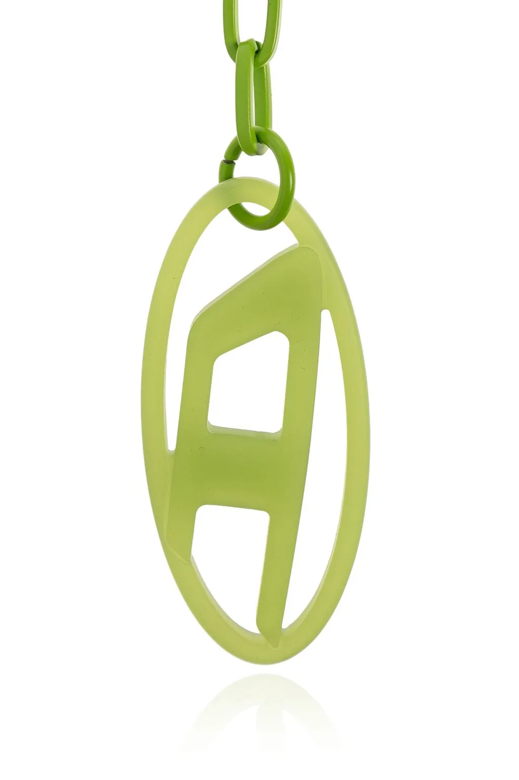 Oval-D Charm Keyring