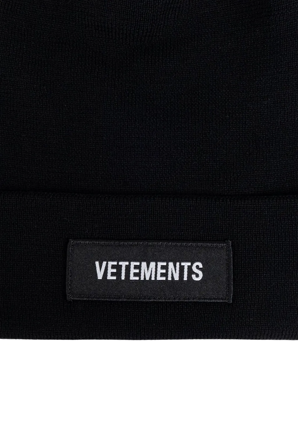 Logo Patch Knit Beanie